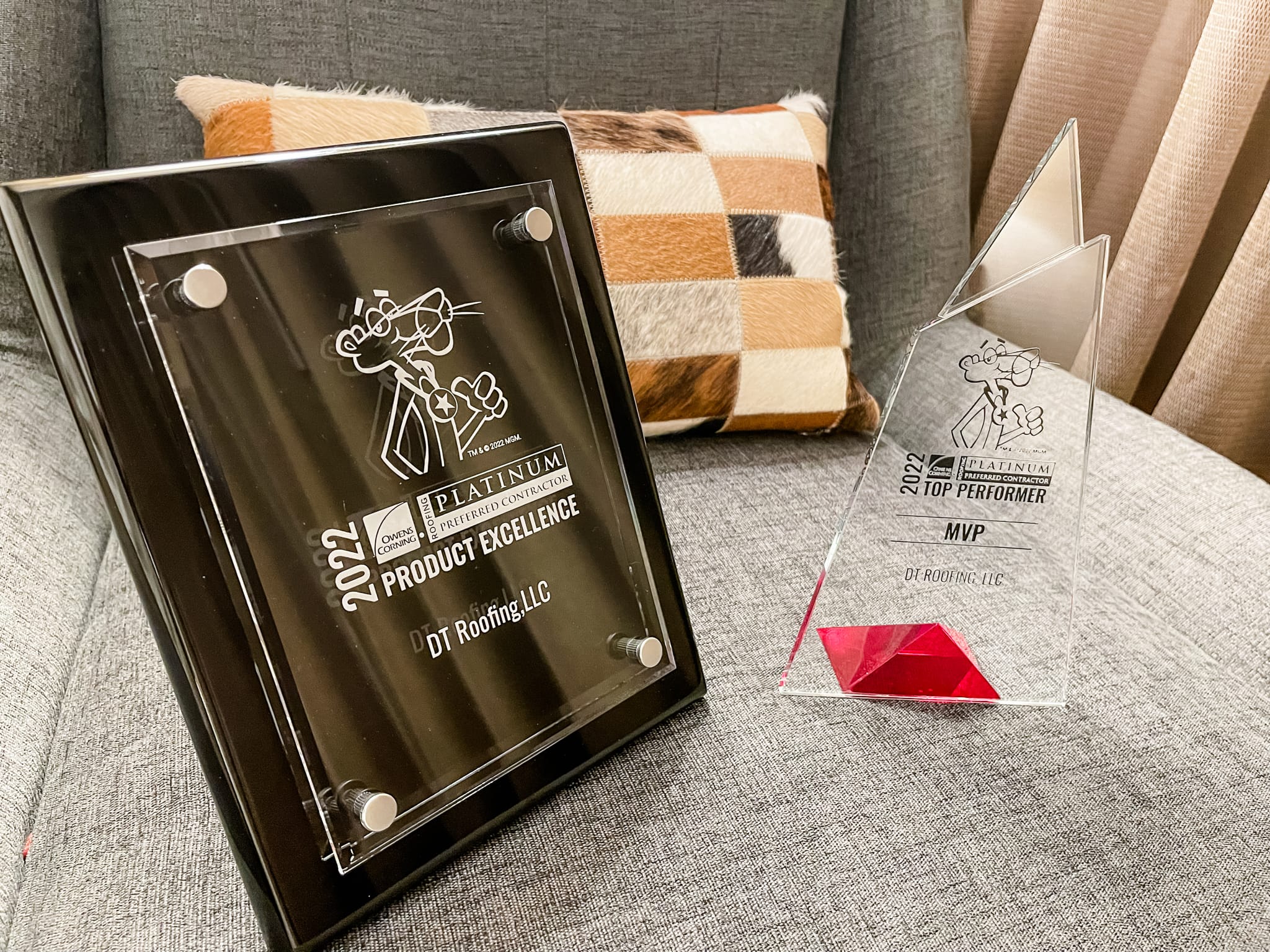 Award-Winning Owens Corning Platinum Preferred Contractor - Product Excellence