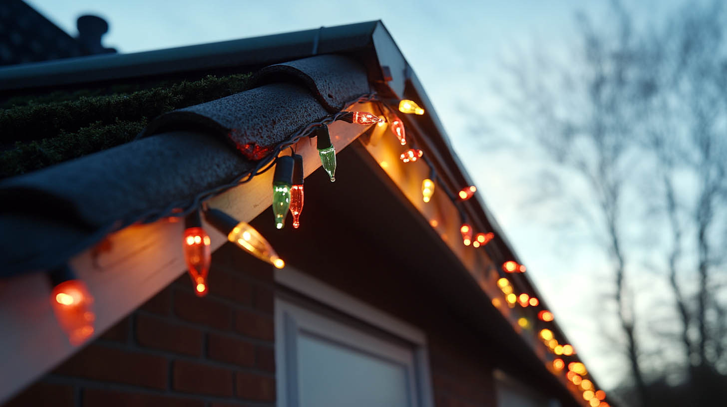 Safe Tips for Hanging Christmas Lights from Your Roof