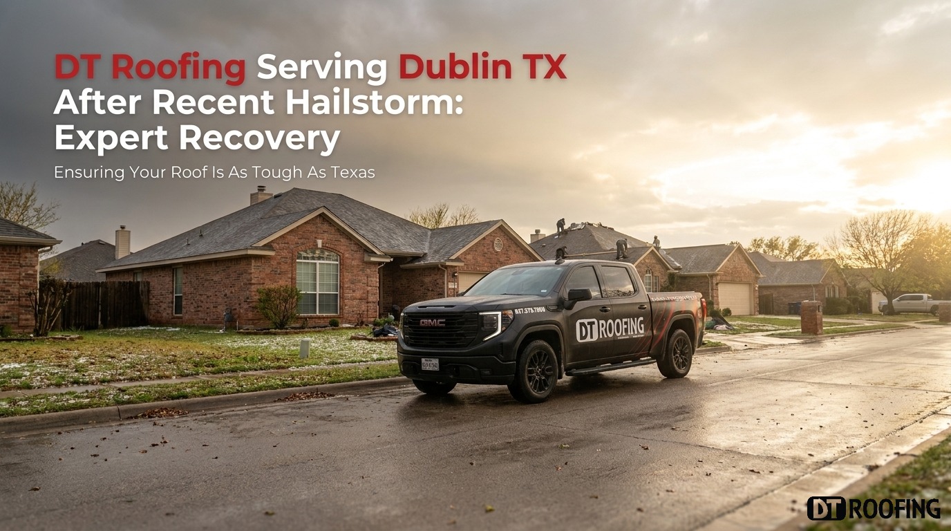 DT Roofing Serving Dublin TX After Recent Hailstorm: Expert Recovery